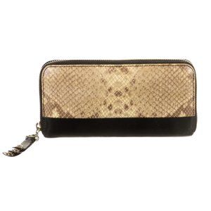HENRI BENDEL 100% Leather Animal Print WALLET Luxury Designer VGUC $210